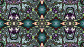 Картинка 3д+графика фракталы+ fractal цвет фон узор