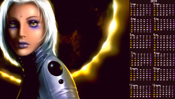 Картинка календари фэнтези макияж лицо взгляд девушка