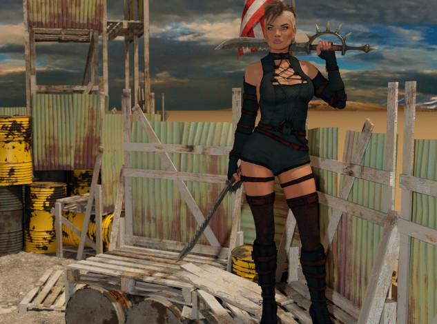 Обои картинки фото 3д графика, фантазия , fantasy, девушка, взгляд, фон