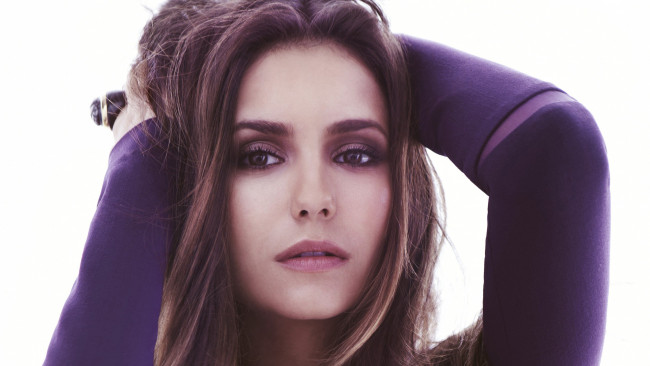 Обои картинки фото девушки, nina dobrev, актриса, свитер, лицо