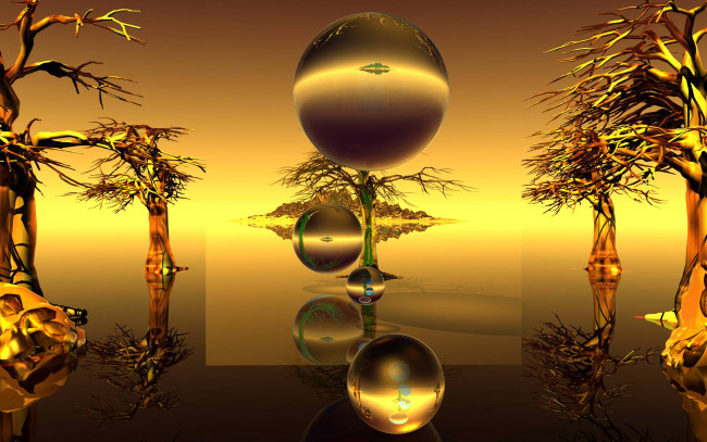 Обои картинки фото 3д графика, шары , balls, шары, фон