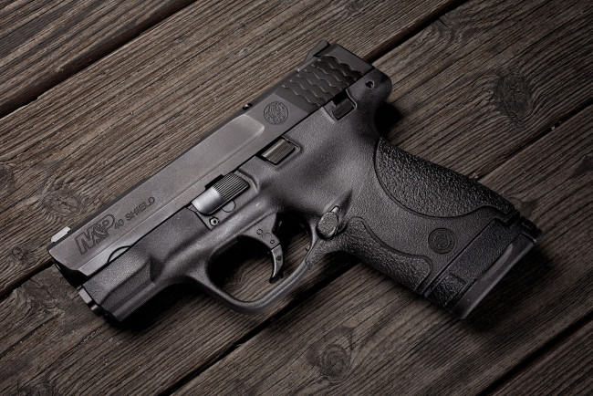 Обои картинки фото smith & wesson m&p shield, оружие, пистолеты, ствол