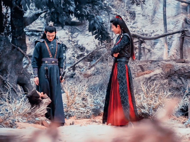 Обои картинки фото кино фильмы, the untamed, цзян, чэн, вэй, усянь, а-юань