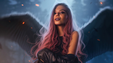 Картинка фэнтези ангелы девушка