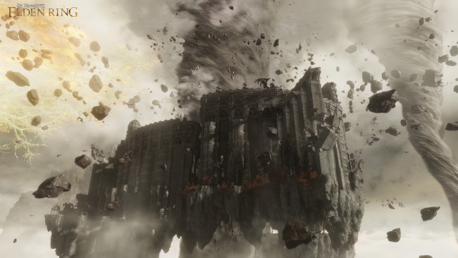 Обои картинки фото elden ring crumbling farum azula, видео игры, elden ring, art, elden, ring, biovolkvk, 4k, crumbling, farum, azula