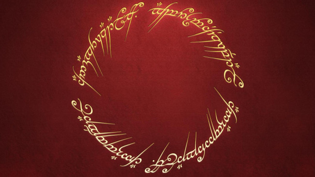 Обои картинки фото кино фильмы, the lord of the rings,  the fellowship of the ring, надпись