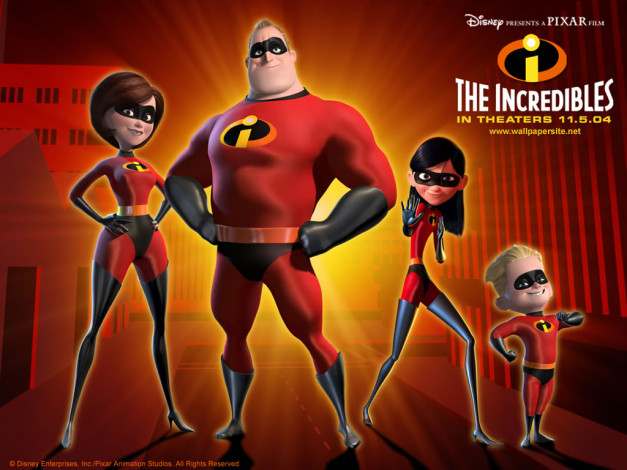 Обои картинки фото мультфильмы, the, incredibles