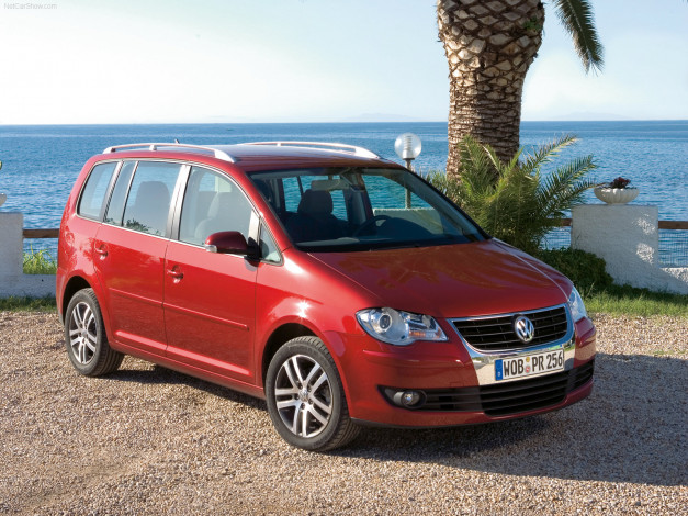 Обои картинки фото volkswagen, touran, 2007, автомобили