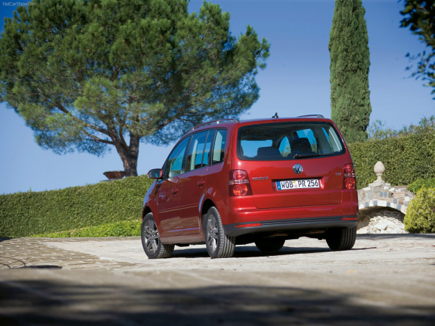 Обои картинки фото volkswagen, touran, 2007, автомобили