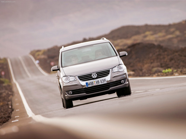 Обои картинки фото volkswagen, touran, 2007, автомобили