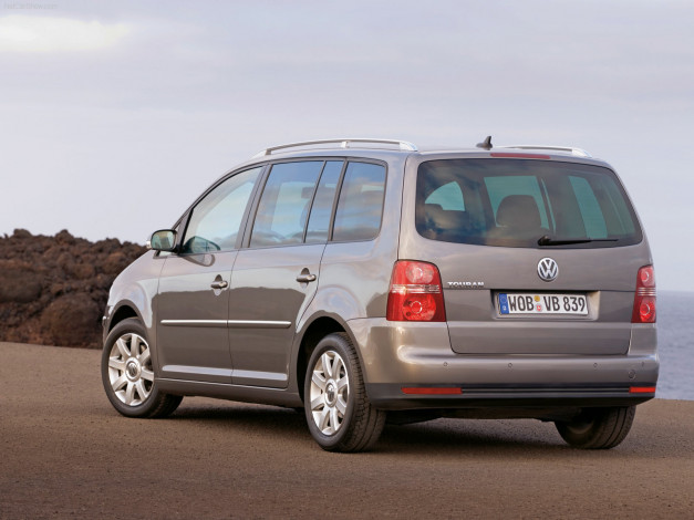 Обои картинки фото volkswagen, touran, 2007, автомобили