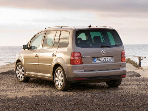 Обои картинки фото volkswagen, touran, 2007, автомобили