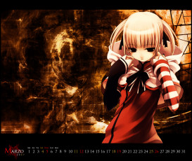 обоя календари, аниме