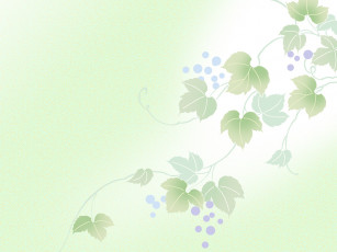 Картинка векторная графика виноград листья ягоды гроздья лоза