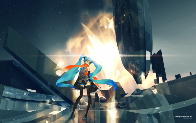 Обои картинки фото аниме, vocaloid