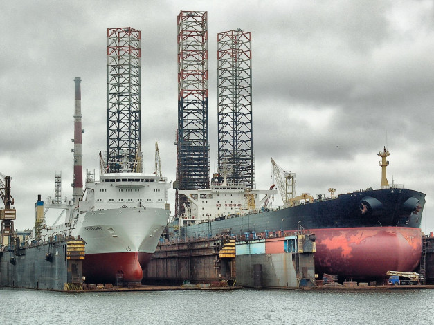 Обои картинки фото корабли, разные, вместе