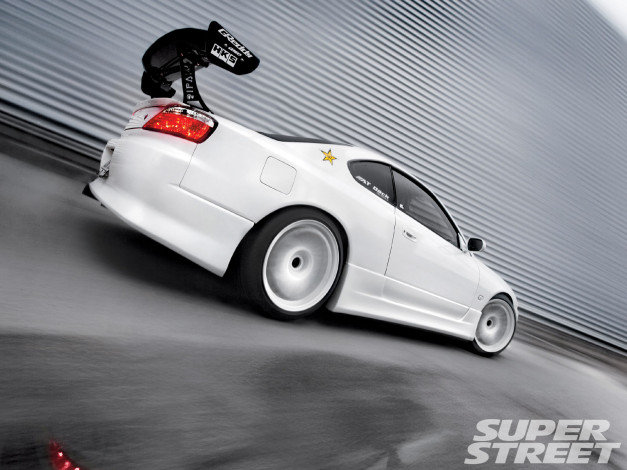 Обои картинки фото 1999, nissan, silvia, s15, spec, автомобили, datsun