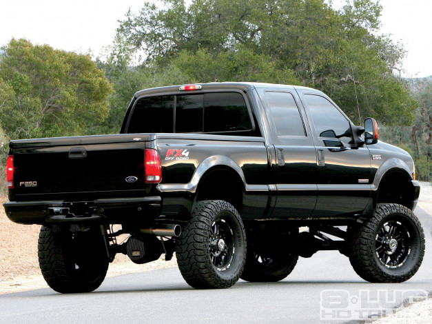 Обои картинки фото 2004, ford, f250, super, duty, fx4, автомобили, custom, pick, up