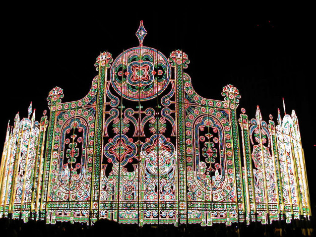 Обои картинки фото разное, иллюминация