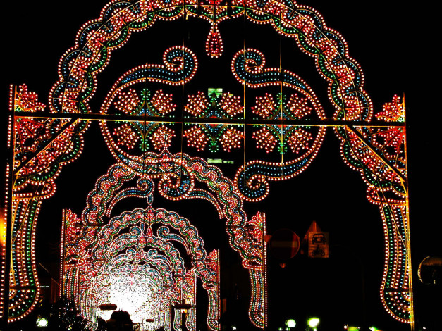 Обои картинки фото разное, иллюминация