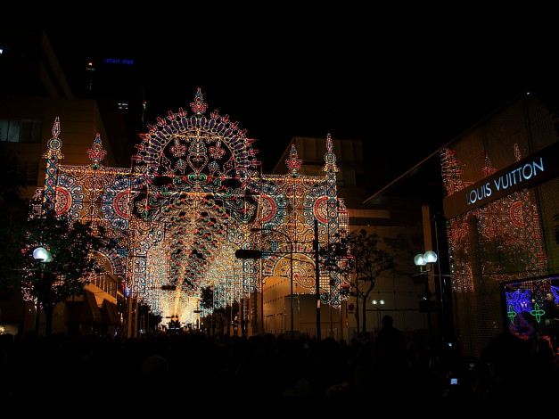 Обои картинки фото разное, иллюминация