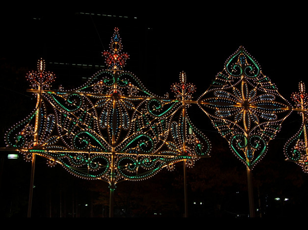 Обои картинки фото разное, иллюминация