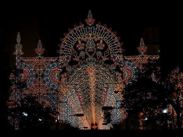 Обои картинки фото разное, иллюминация