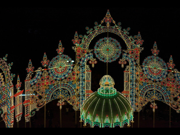 Обои картинки фото разное, иллюминация