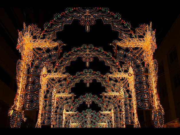 Обои картинки фото разное, иллюминация