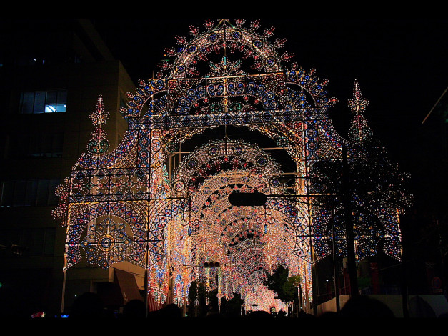 Обои картинки фото разное, иллюминация