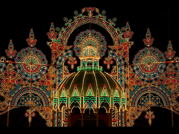 Обои картинки фото разное, иллюминация