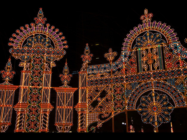 Обои картинки фото разное, иллюминация