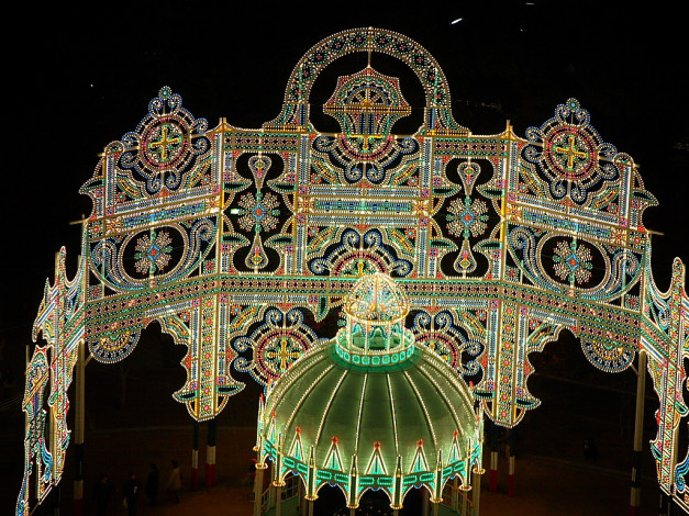 Обои картинки фото разное, иллюминация