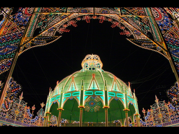 Обои картинки фото разное, иллюминация