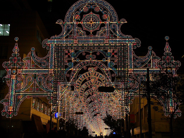 Обои картинки фото разное, иллюминация