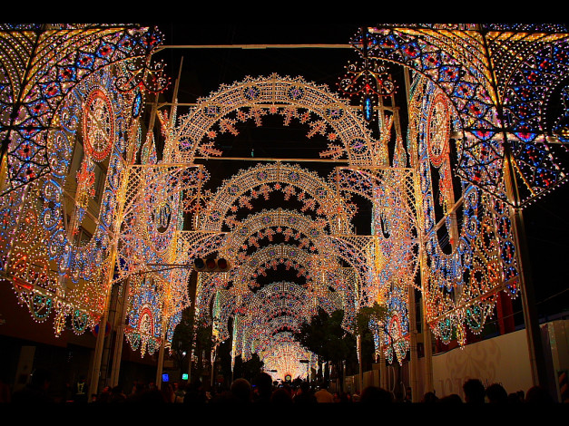 Обои картинки фото разное, иллюминация