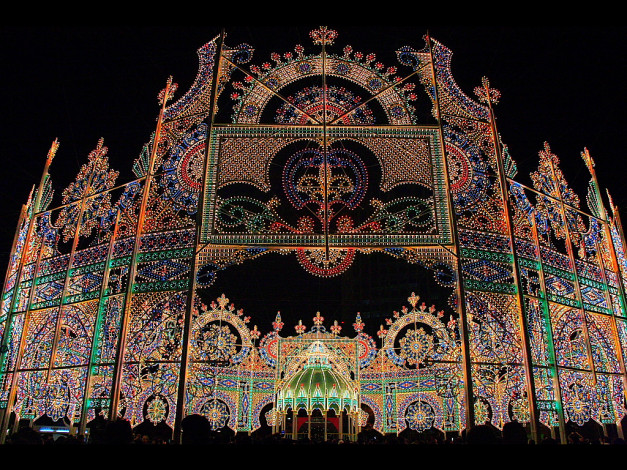 Обои картинки фото разное, иллюминация