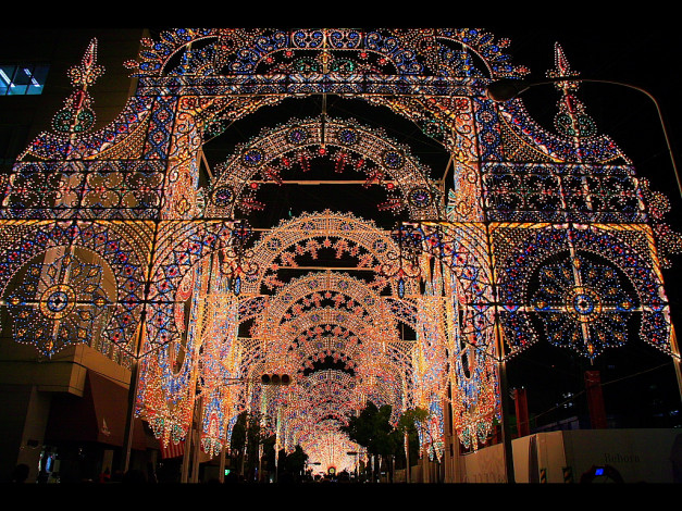 Обои картинки фото разное, иллюминация