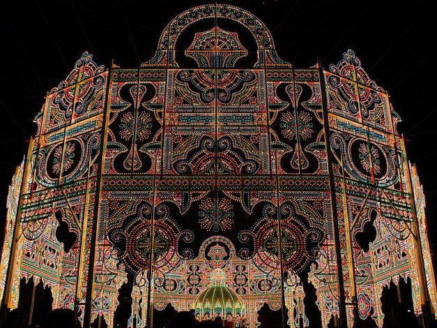 Обои картинки фото разное, иллюминация