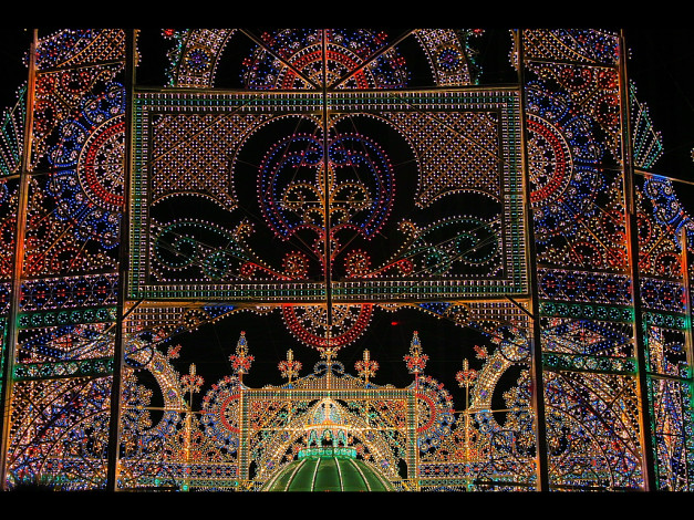 Обои картинки фото разное, иллюминация