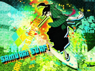 Картинка аниме samurai champloo jin