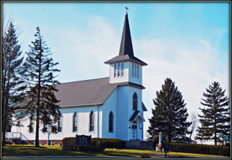 Картинка города католические соборы костелы аббатства ели