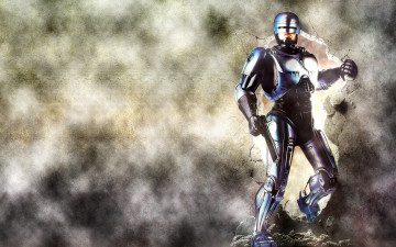 обоя робот, полицейский, кино, фильмы, robocop, робокоп