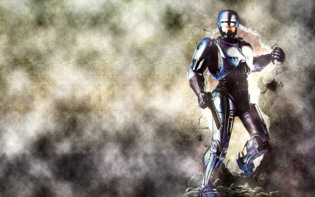 Обои картинки фото робот, полицейский, кино, фильмы, robocop, робокоп