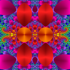 Картинка 3д графика fractal фракталы фон цвета узор