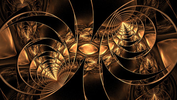 Картинка 3д графика fractal фракталы цвета фон узор