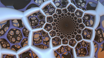 Картинка 3д графика fractal фракталы фон цвета узор