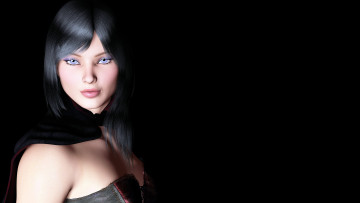 Картинка 3д графика people люди взгляд девушка