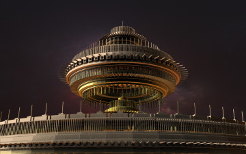 Картинка 3д графика fractal фракталы линии фигура узор