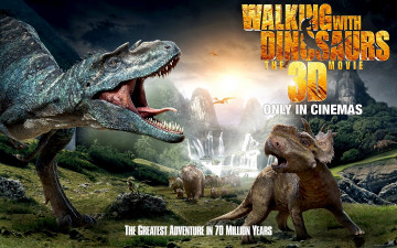 Картинка walking with dinosaurs 3d кино фильмы прогулки с динозаврами